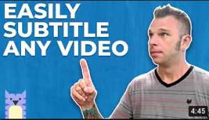 Double click image to redirect to YouTube video teaching how to subtitle any video.