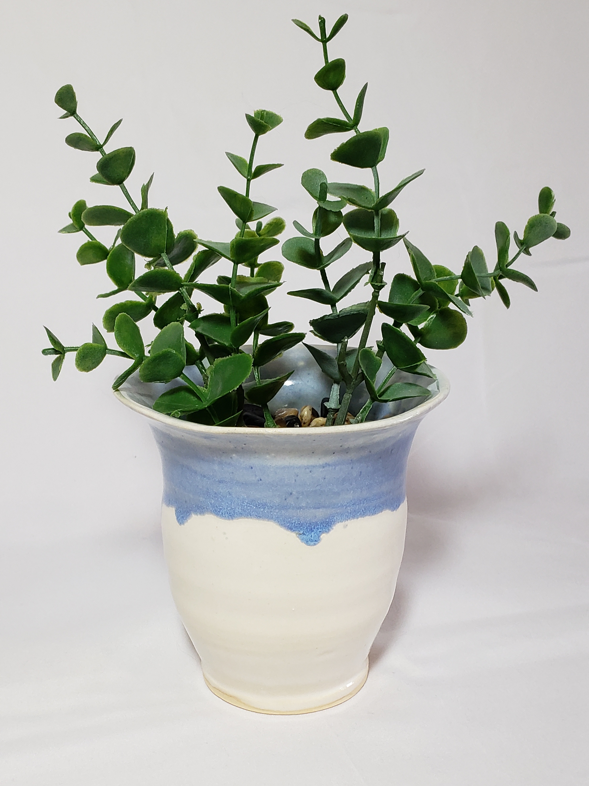 Ceramic Blue Vase