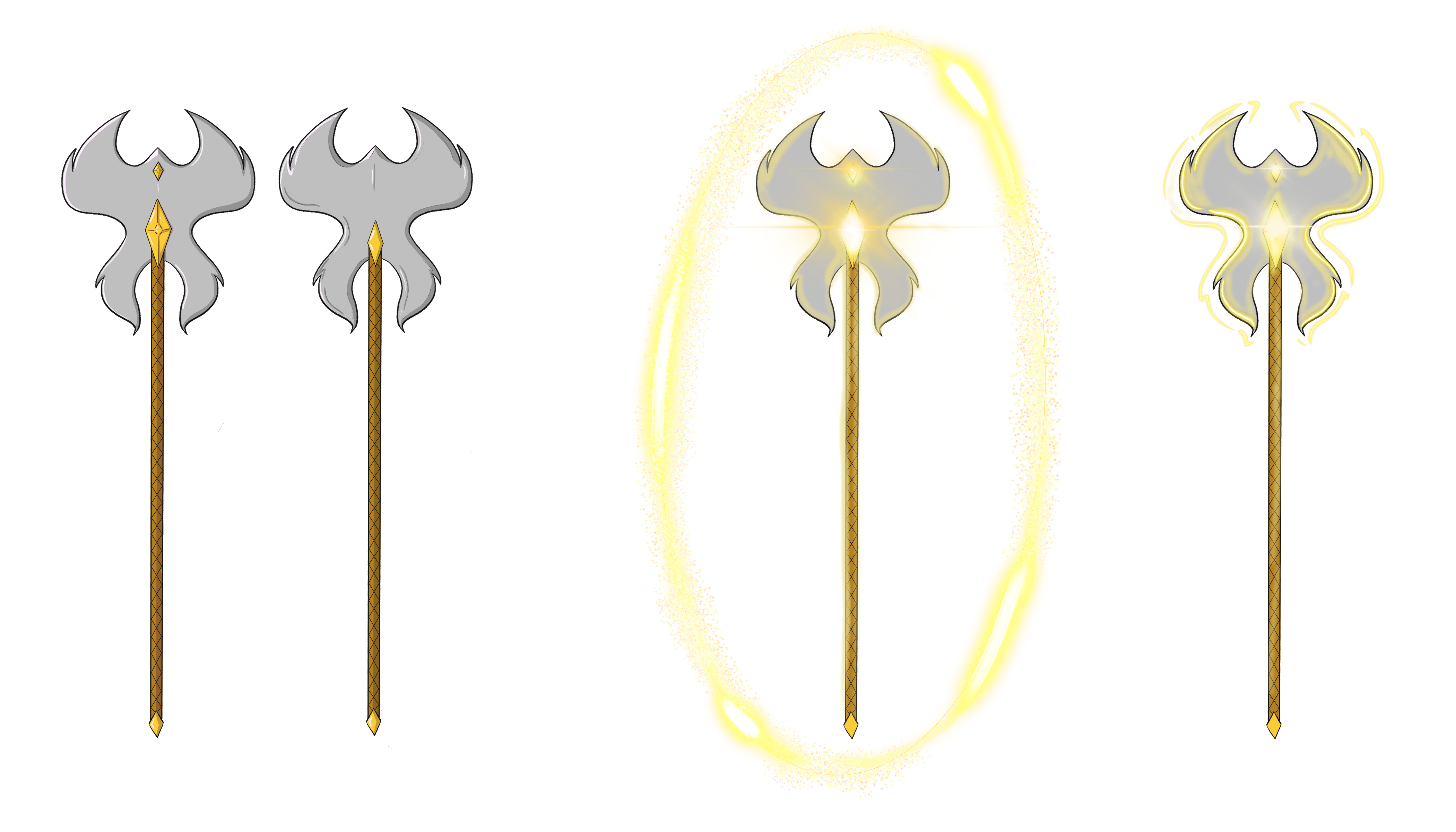 Kali axe weapon illustration