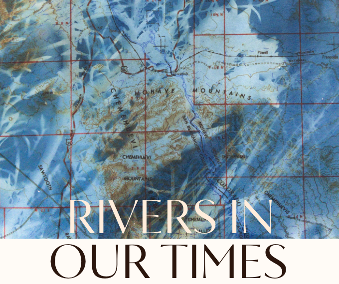 rivers in our times over cyanotype