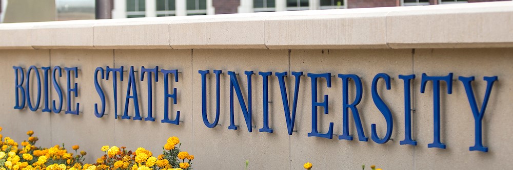 Boise State University sign