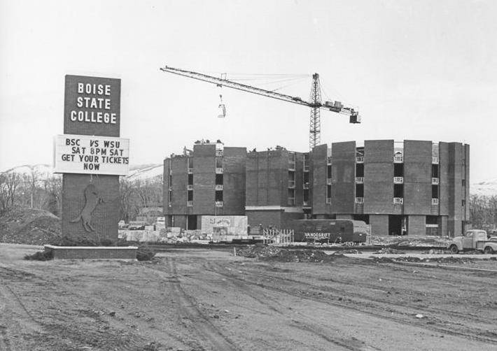 Towers Hall Construction 1970
