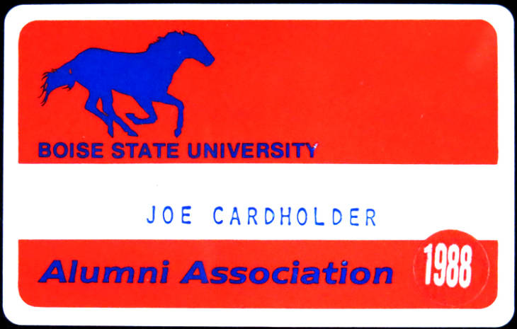 1980s Alumni Association Card