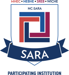 State Authorization Reciprocity Agreement (SARA) participating institution seal