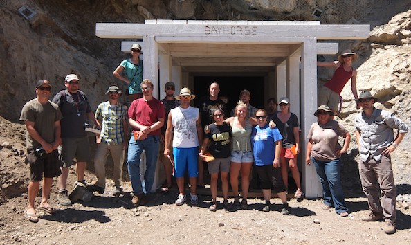 Group Photo at a Geoscience Research Field Camp