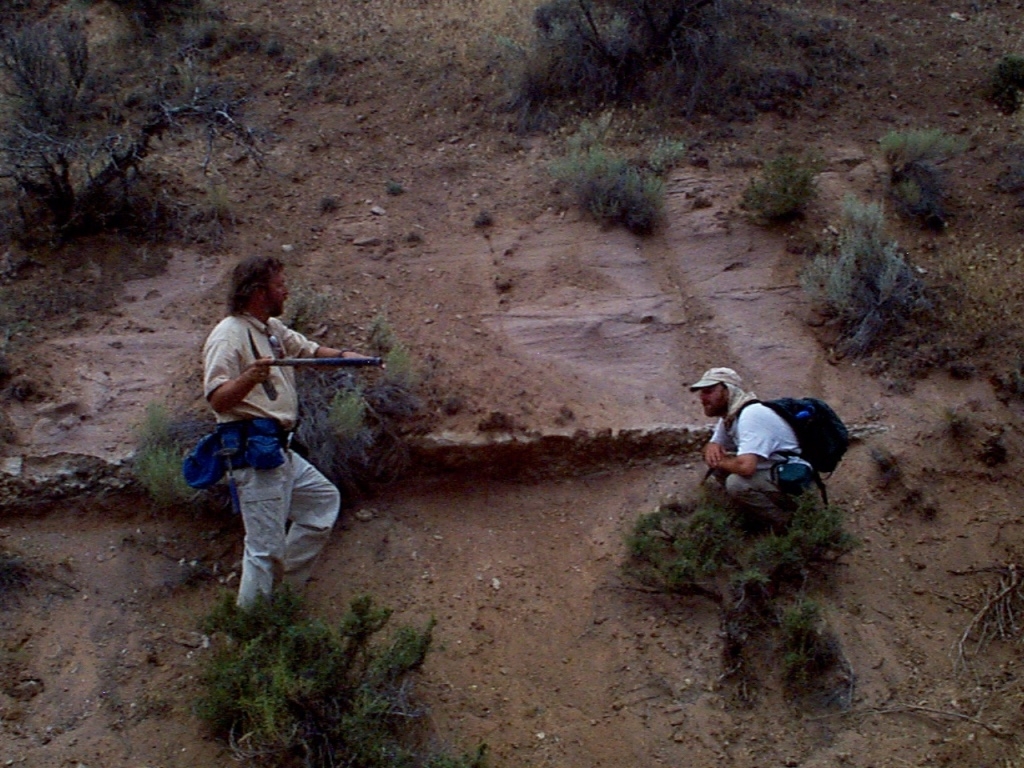 Photo of Geoscience Students working at Field Camp