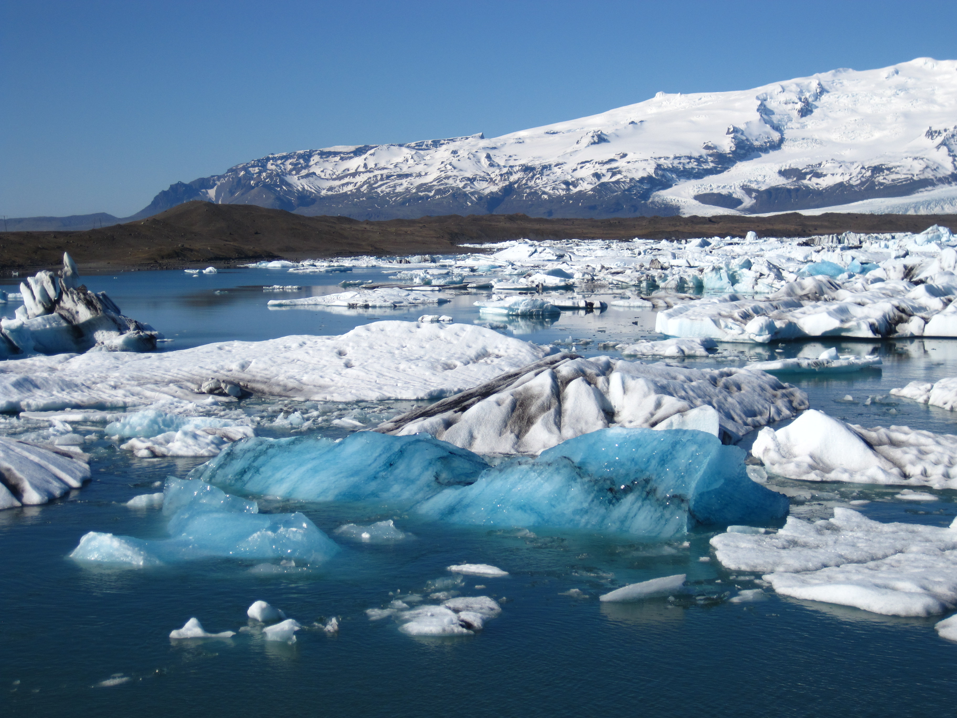 Icebergs in Iceland by Ellyn Enderlin