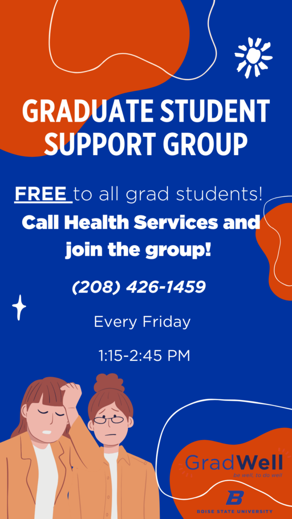 Graduate support group flyer