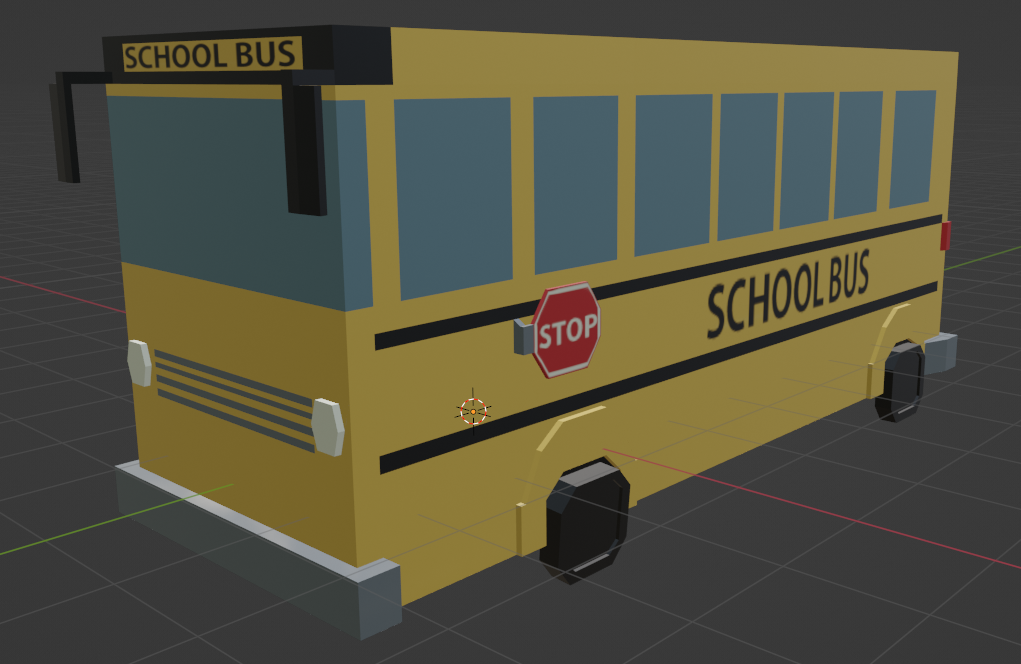 3D School Bus Model