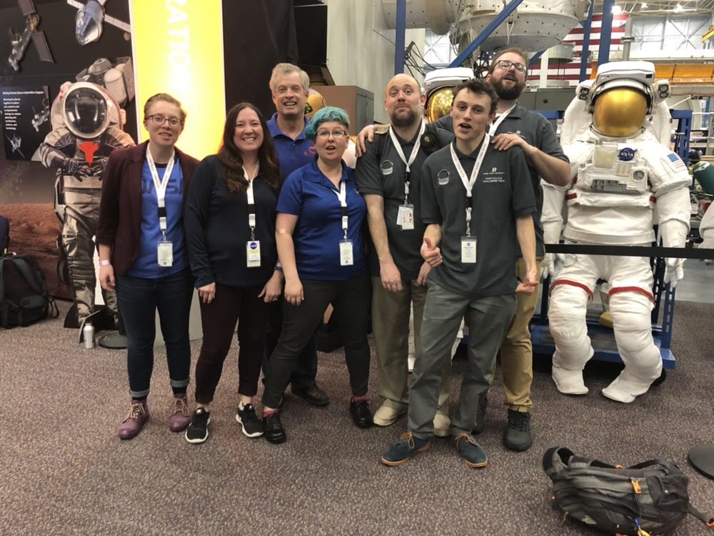 VIP Team photograph at Johnson Space Center