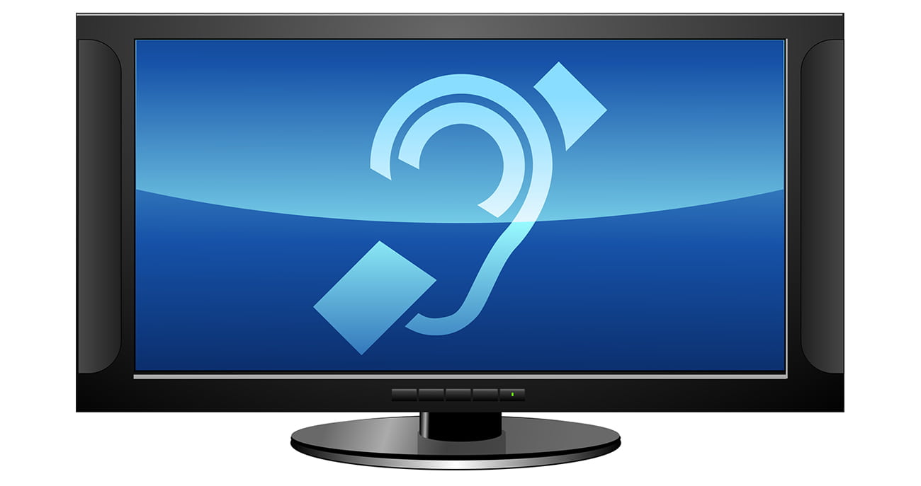 accessibility symbol on computer monitor