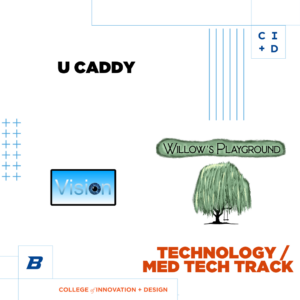 Technology / Med Tech Track graphic with logos