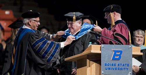 Robert Miller receives an honorary doctorate