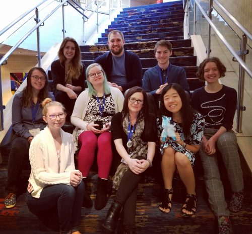 Students at IWCA conference