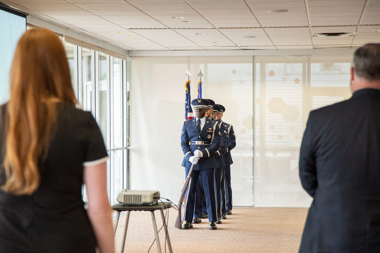 Mountain Home AFB Honor Guard at Boise State