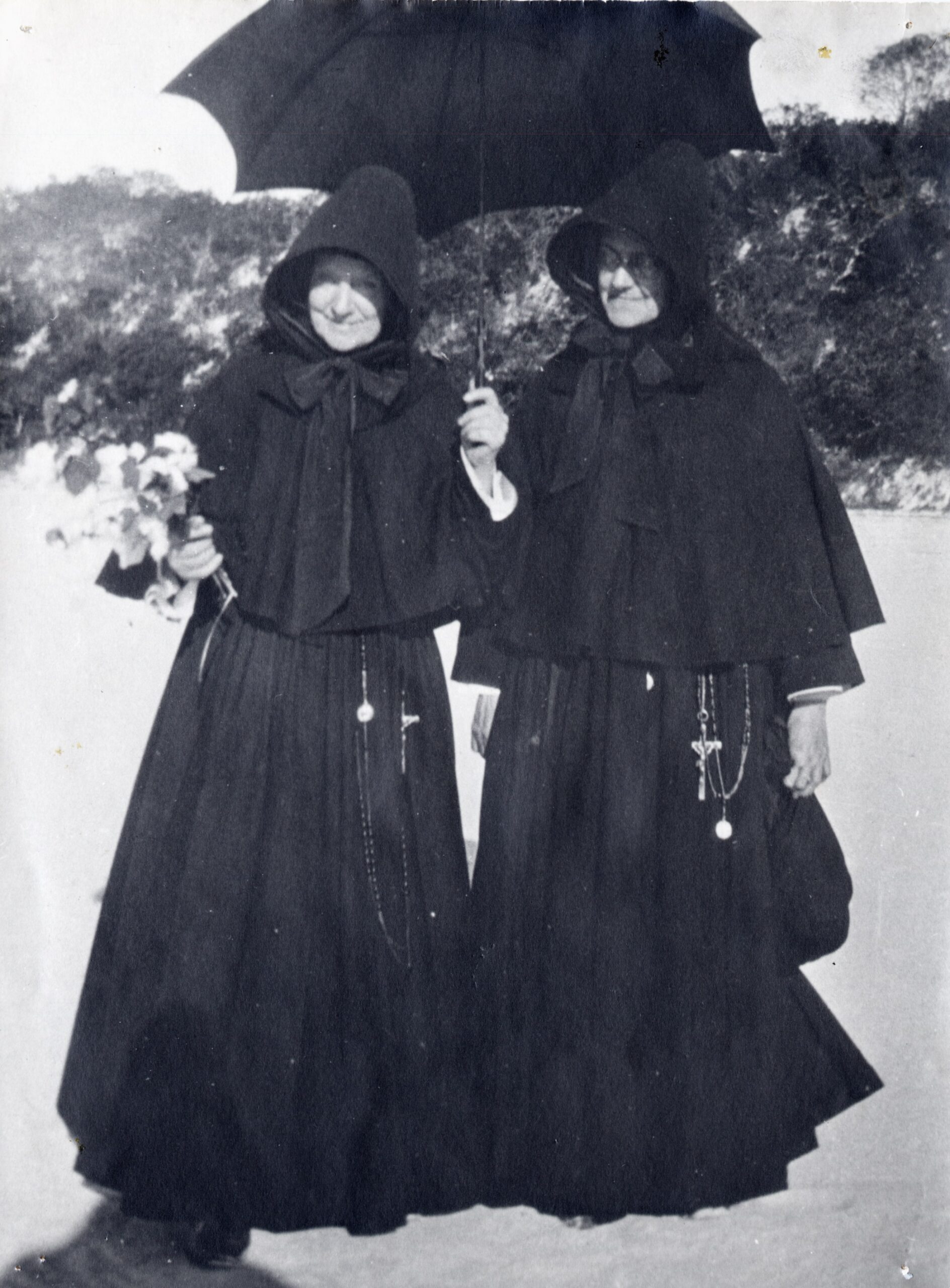 A historic photo of sisters from the Sisters of Charity of New York.