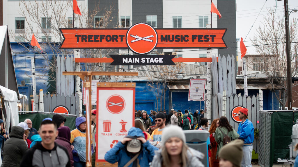 Entrance to the main stage at Treefort Music Fest