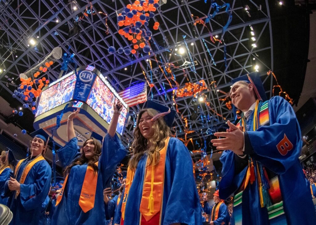 Students celebrate at Boise State commencement