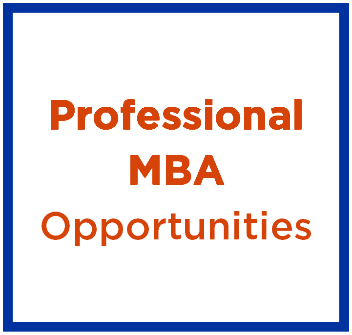 Professional MBA Opportunities