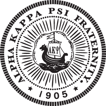 AKPsi fraternity seal