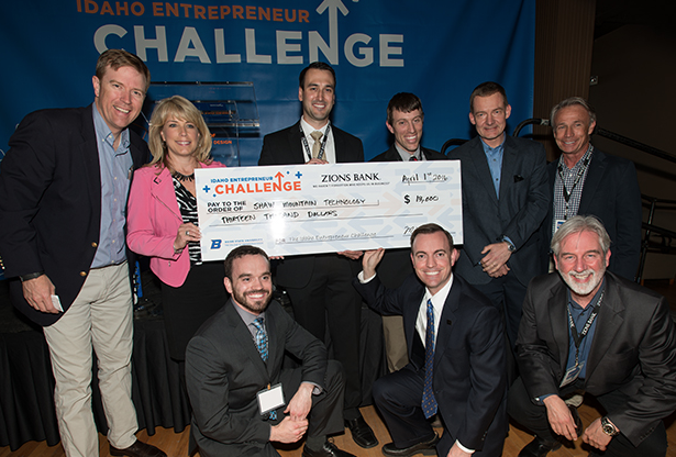 One of the winning teams of The Idaho Entrepreneur Challenge