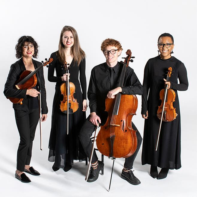picture of the Graduate String Quartet members