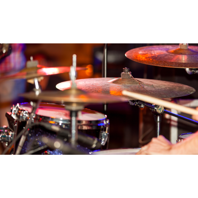 Image of a drum set