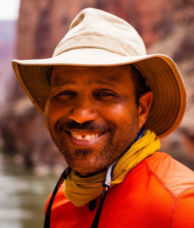 James Edward Mills, an African American journalist, author and outdoor guide