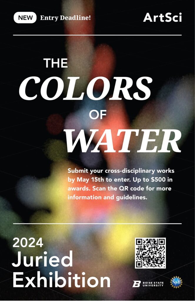 Poster for the Colors of Water event