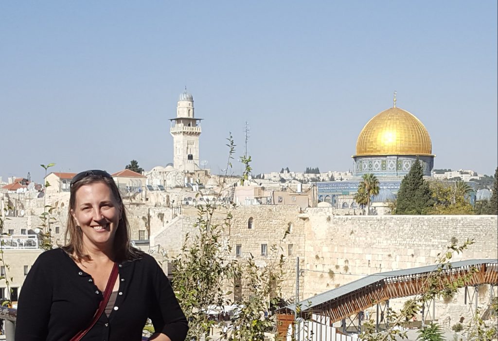Lisa Brady in Jerusalem