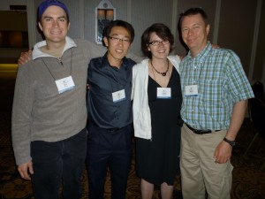 Eric Tretter, Yan Wang, Emma Wilson, and Dr. White at the 2010 MSA meeting in Lexington, KY