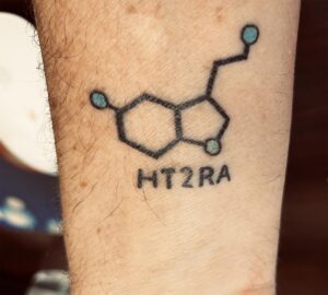 tatoo of HT2RA chemical structure