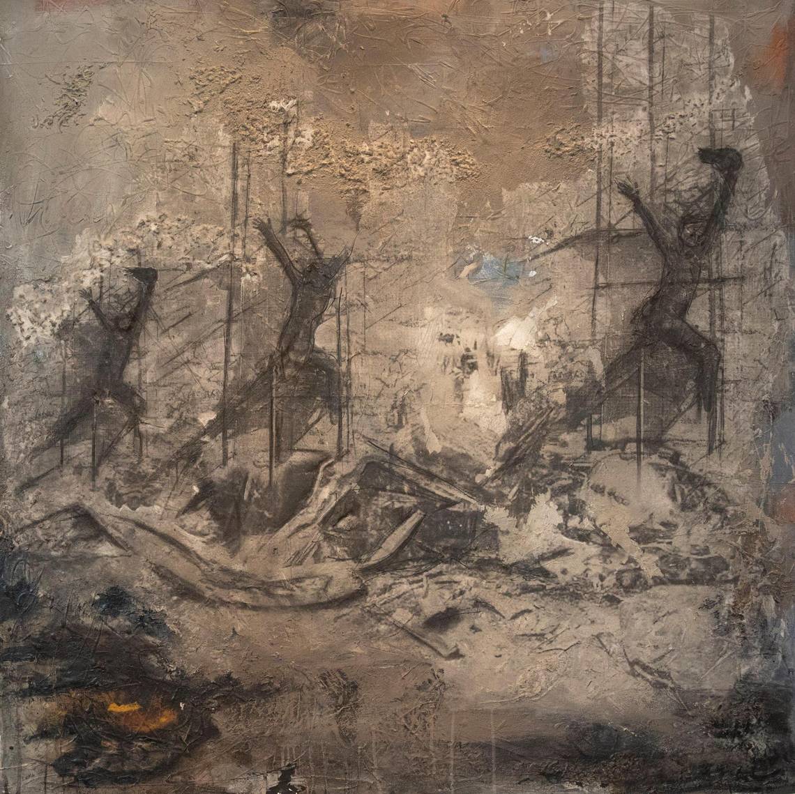 Catastrophe, a painting by Luma Jasim