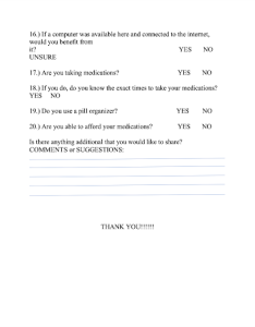Example of a health survey