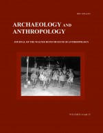 Photo of Publication Cover Archaeology and Anthropology Volume 14 & 15