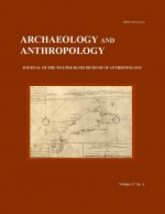 Photo of Publication Cover Archaeology and Anthropology Volume 17 No 1