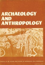 Photo of Publication Cover Archaeology and Anthropology Volume 2 No 1
