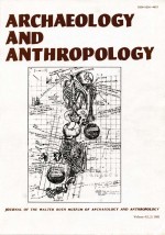 Photo of Publication Cover Archaeology and Anthropology Volume 4 No 1 & 2