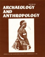 Photo of Publication Cover Archaeology and Anthropology Volume 9 No 1