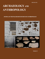 Photo of Publication Cover Archaeology and Anthropology Volume 21
