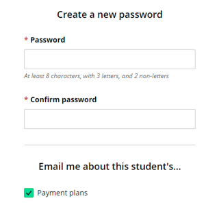 myboisestate create password screenshot