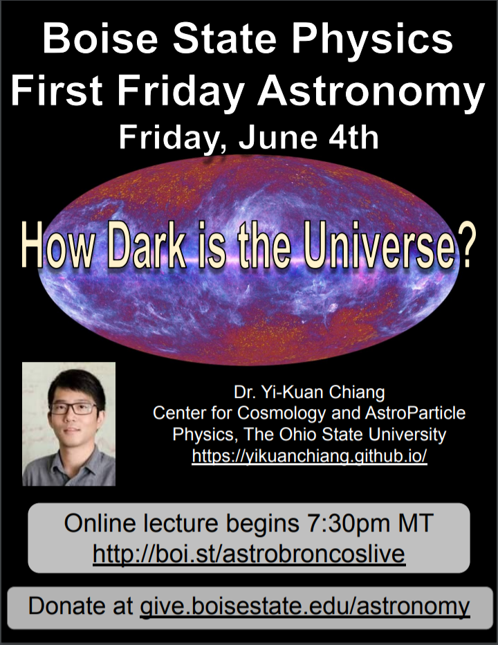how dark is the universe flyer FFA