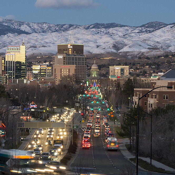 Photo of downtown Boise
