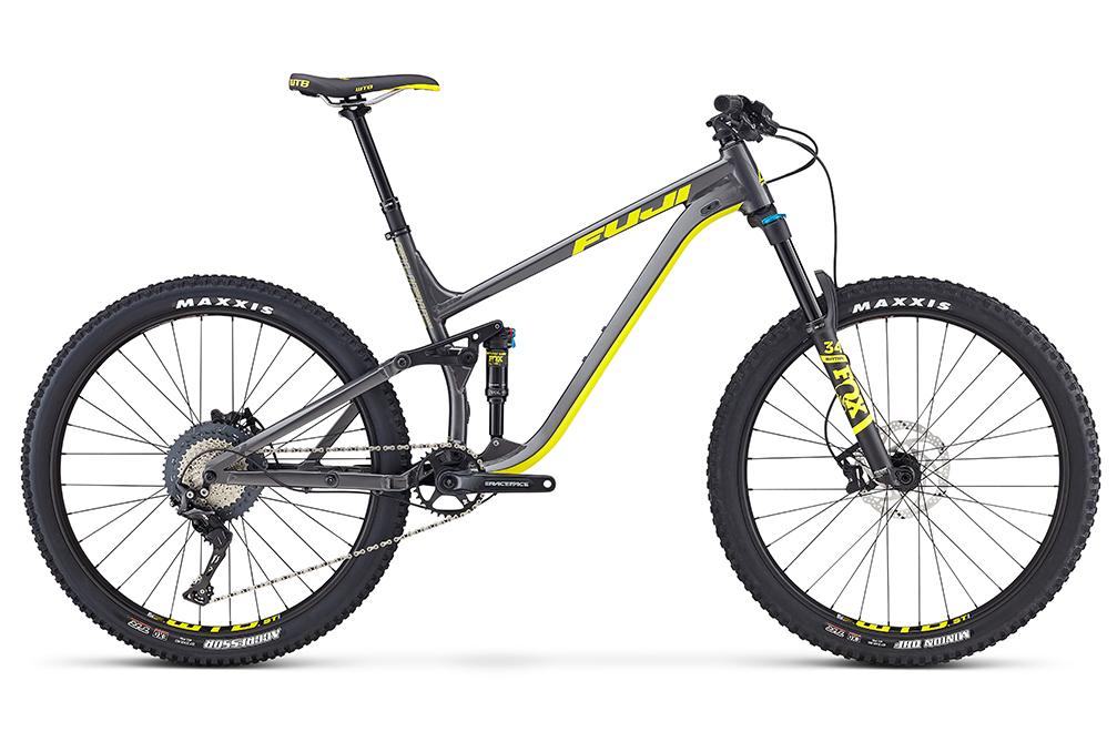 grey and yellow mountain bike