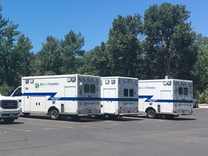 Ada County Paramedics ambulances