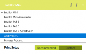 Add Printer is the 6th option in the printer selection dropdown in the top right corner of Cura. 