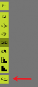the leftmost bar in the cura menu. the multiplying objects button is the last item on this bar.