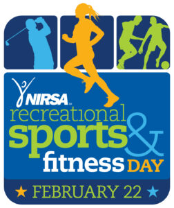 e-flyer: NIRSA recreational sports and fitness day February 22