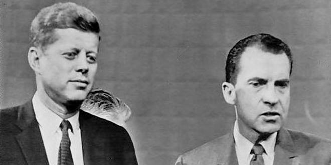 Photo of Kennedy and Nixon
