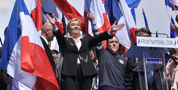 Image of Marine Le Pen rally
